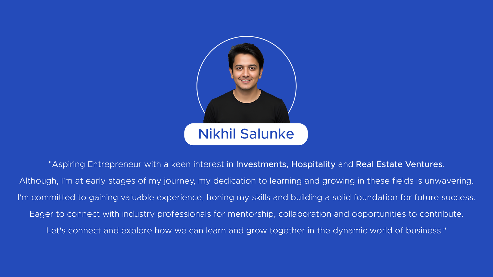Nikhil Salunke | Premium Portfolio